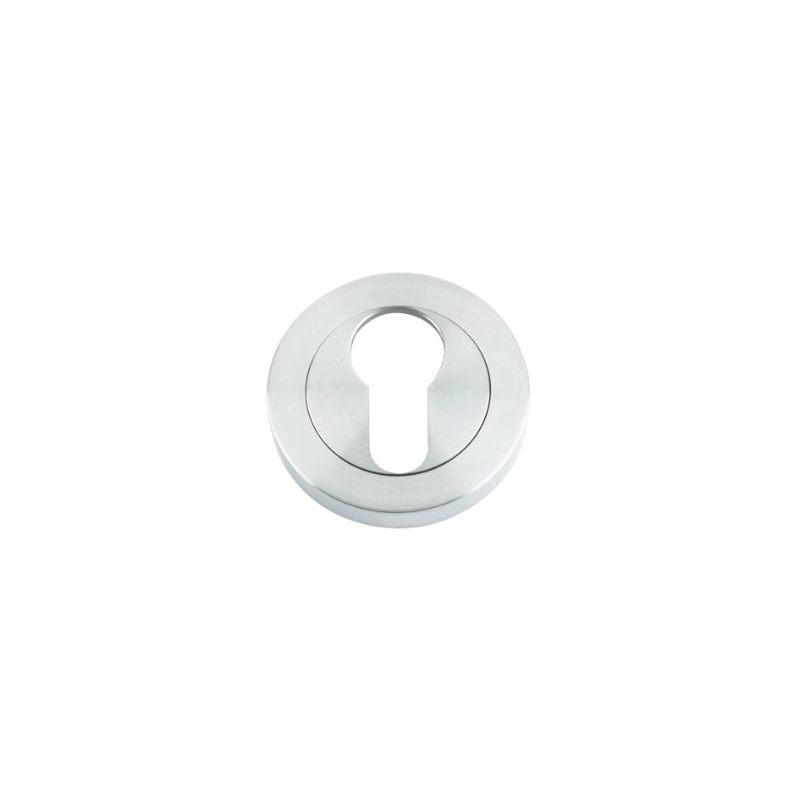 Euro Profile Escutcheon 50mm dia-Satin Chrome
