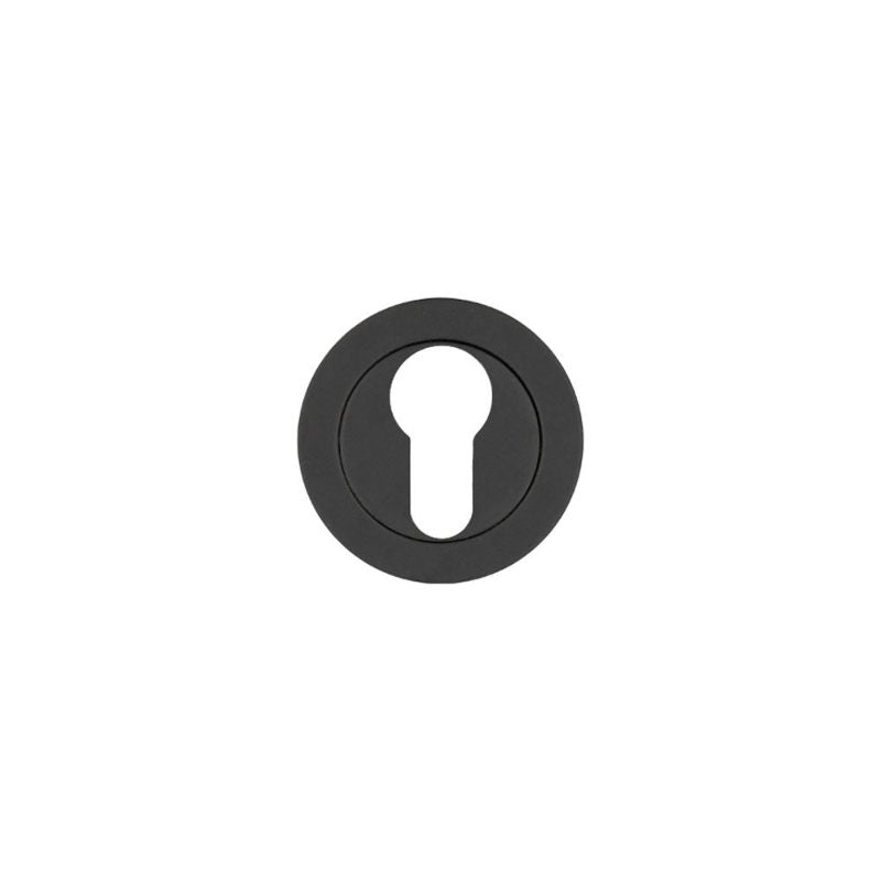 Euro Profile Escutcheon-Powder Coat Black