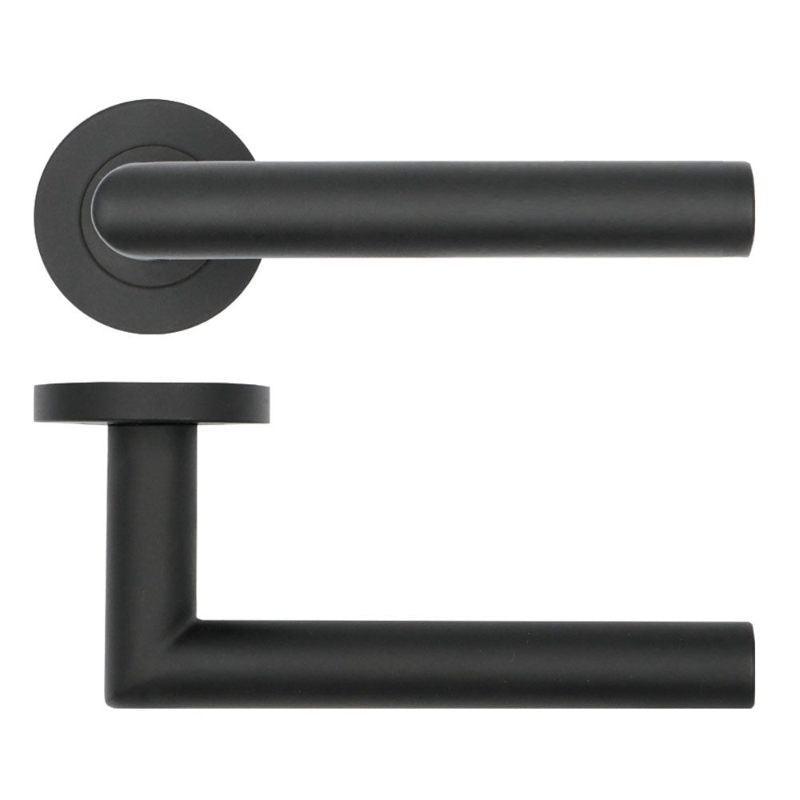 Lugano Lever on Round Rose-Power Coat Black