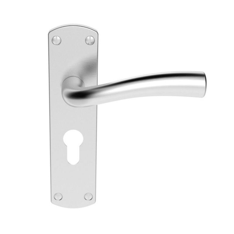 Carlisle Brass Serozzetta Cinco Lever on Euro Lock Backplate