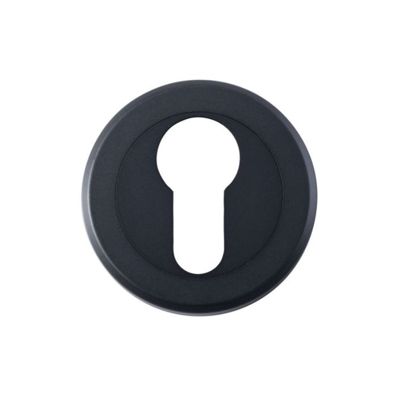 Carlisle Brass Serozzetta Euro Profile Escutcheon Matt Black