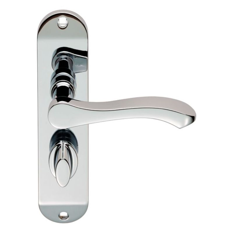 Carlisle Brass Serozzetta Lever on Bathroom Backplate