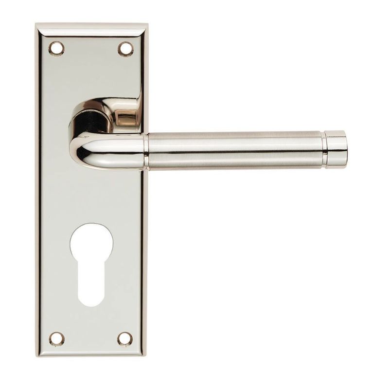 Carlisle Brass Serozzetta Quaranta Lever on Euro Lock Backplate