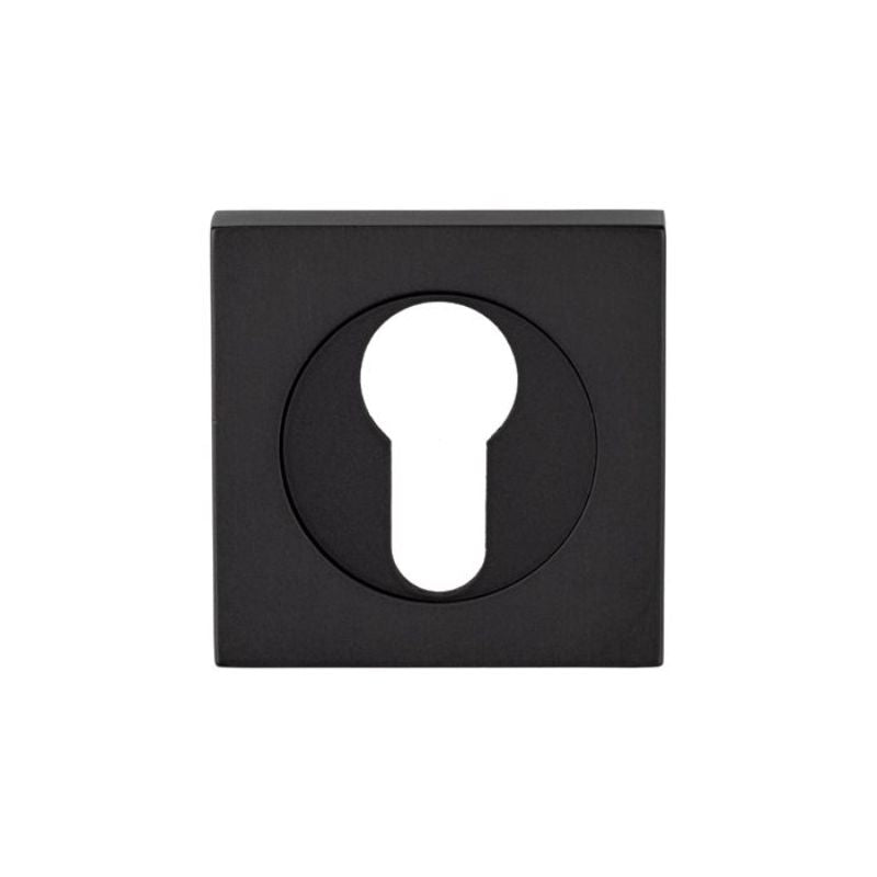 Carlisle Brass Serozzetta Square Euro Profile Escutcheon Matt Black