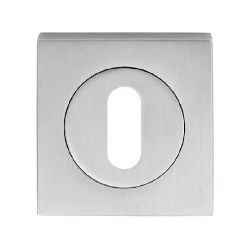 Carlisle Brass Serozzetta Square Standard Lock Profile Escutcheon