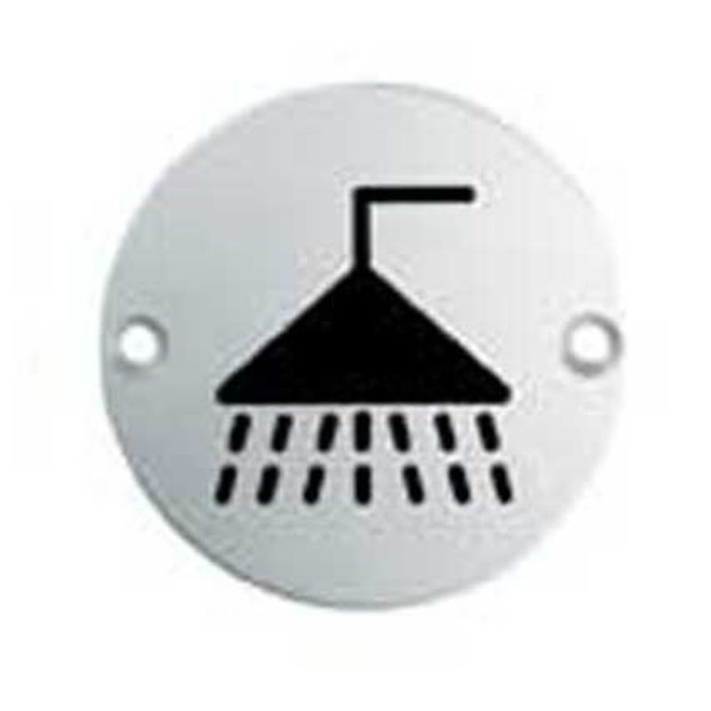Carlisle Brass Signage Shower Symbol