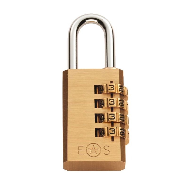 Carlisle Brass Side Wheel Combination Padlock 30mm