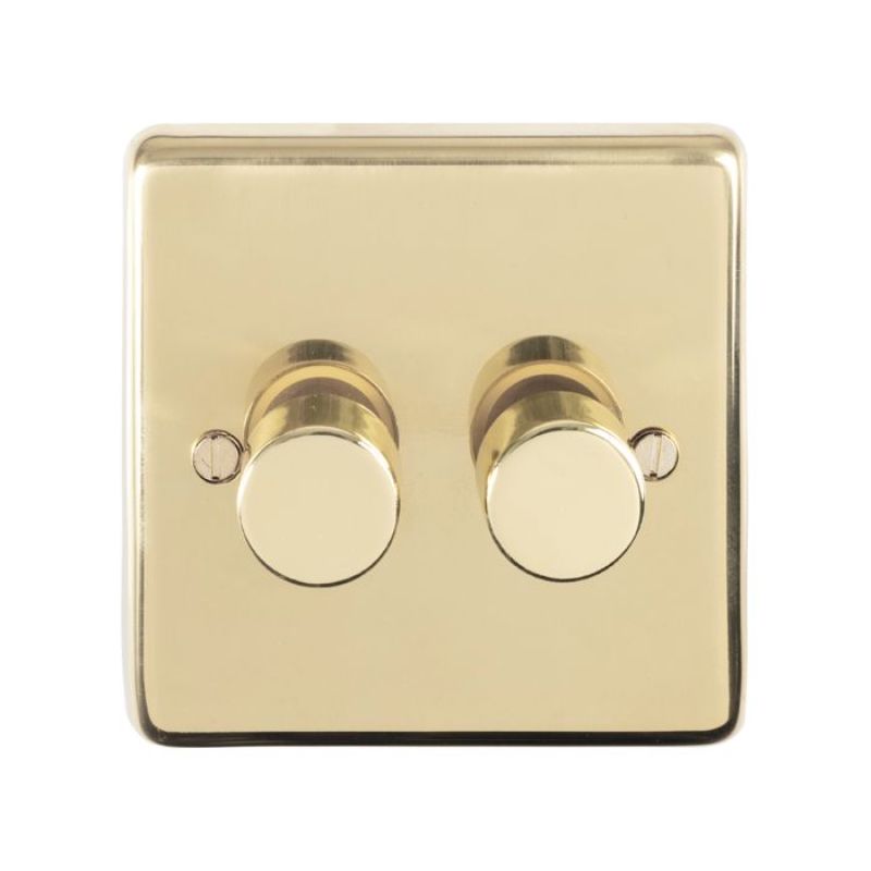 Carlisle Brass 2 Gang Dimmer