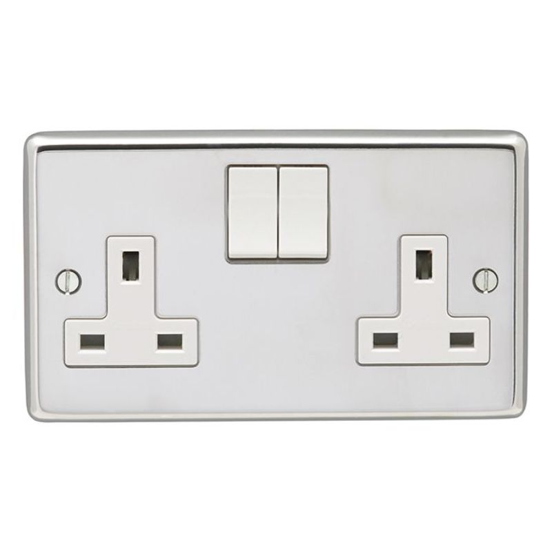 Carlisle Brass 2 Gang Socket