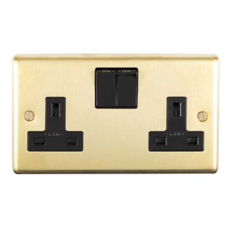Carlisle Brass 2 Gang Socket
