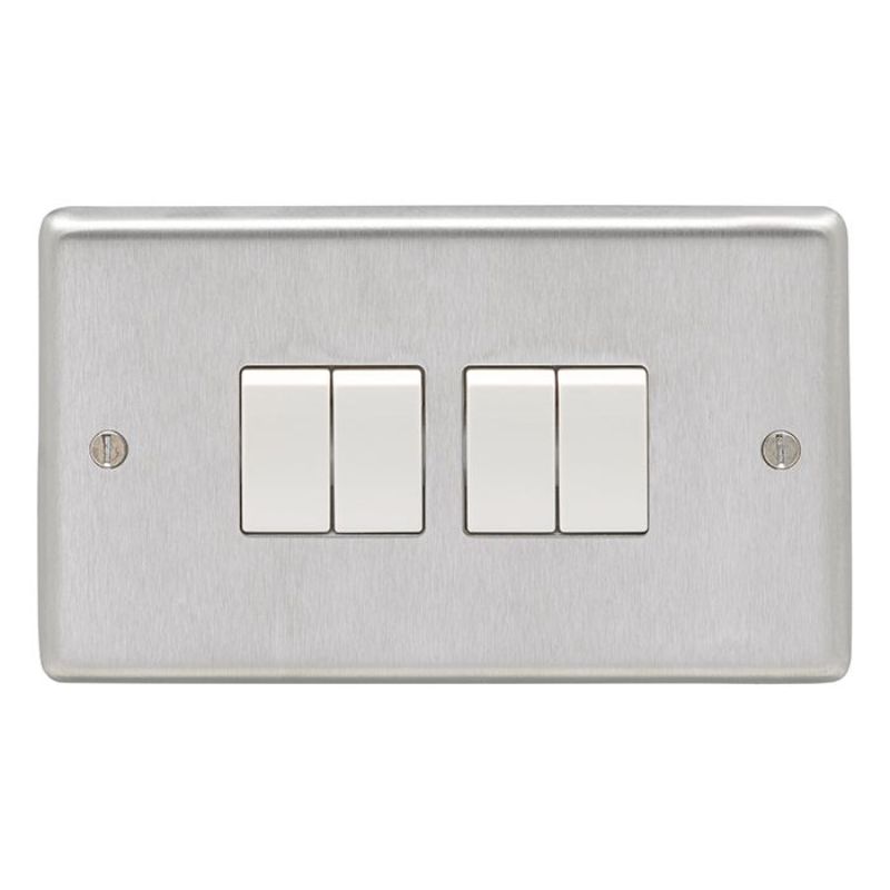 Carlisle Brass 4 Gang Switch