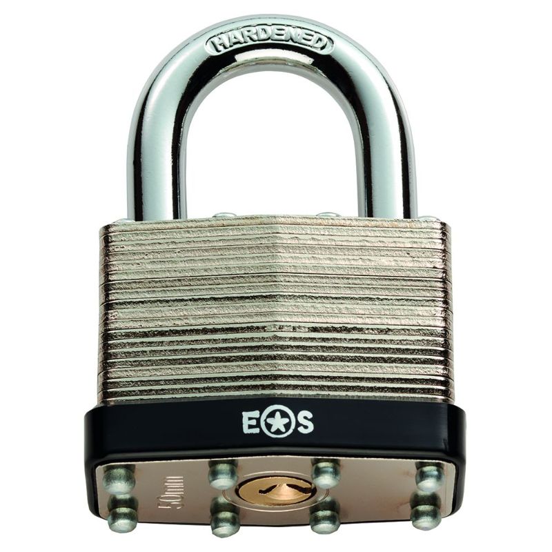 Carlisle Brass Standard Shackle Laminated Steel Padlock 40mm