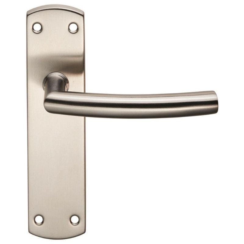 Carlisle Brass Steelworx Residential Arched Lever on Latch Backplate