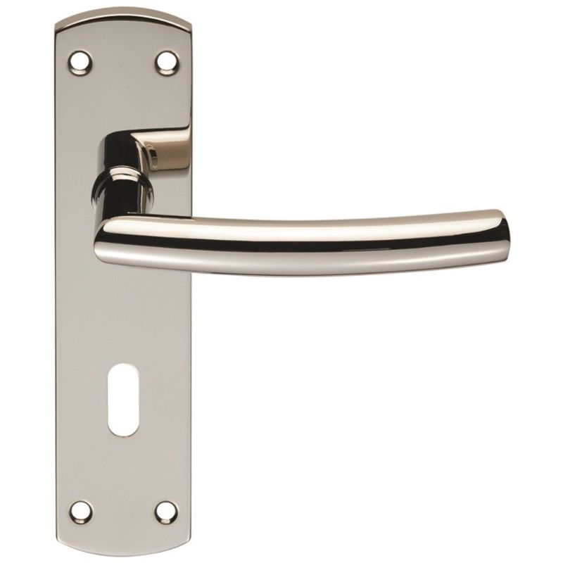 Carlisle Brass Steelworx Residential Arched Lever on Lock Backplate