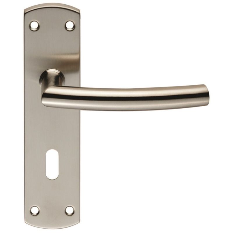 Carlisle Brass Steelworx Residential Arched Lever on Lock Backplate