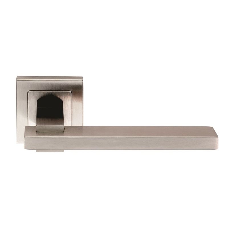 Carlisle Brass Tange Designer Lever on Sprung Square Rose