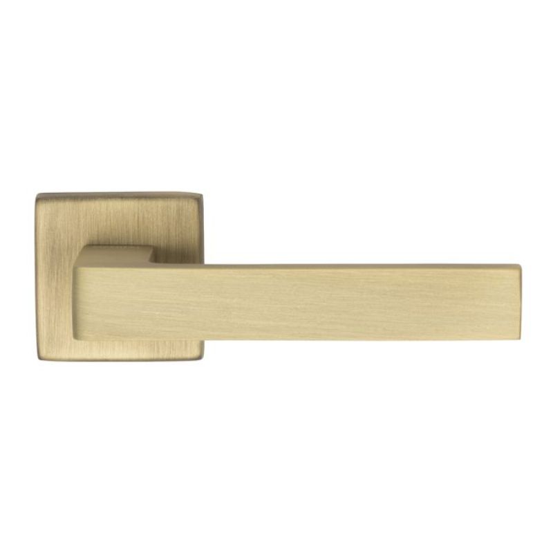 Carlisle Brass Techna Lever on Square Rose Antique Brass