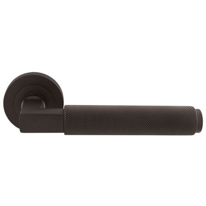 Carlisle Brass Terazzo Lever On Round Rose Matt Bronze