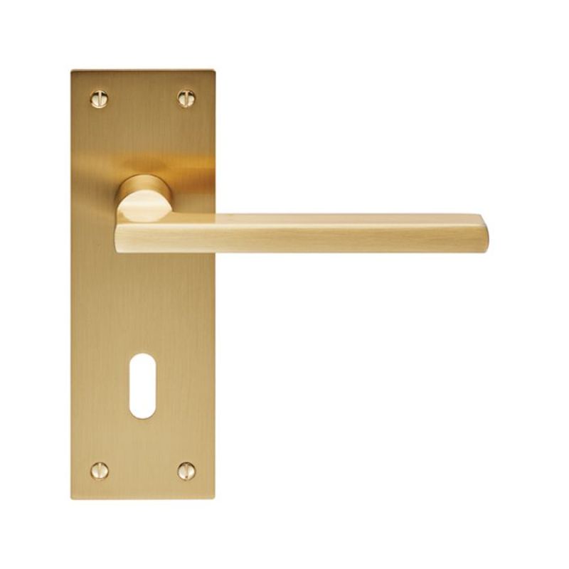 Carlisle Brass Trentino Lever on Backplate Lock 57mm