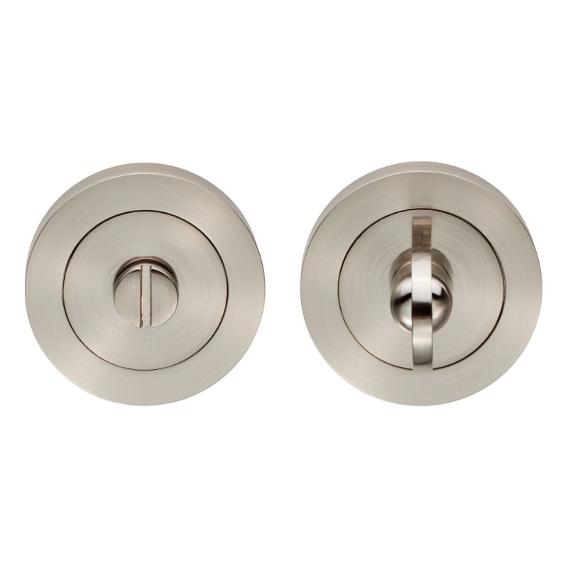 Carlisle Brass Turn & Release On Concealed Fix Round Rose Satin Nickel