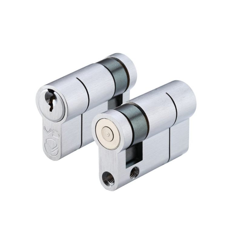 V5 45mm Single Cylinder Cylinder Keyed to Differ -Satin Chrome