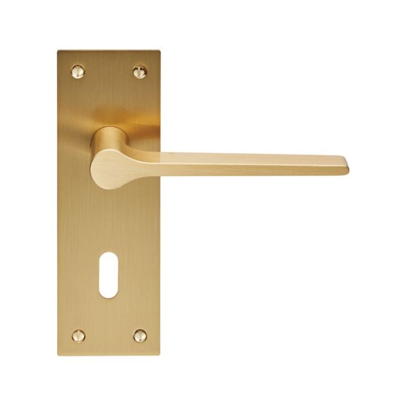 Carlisle Brass Velino Lever on Backplate Lock 57mm