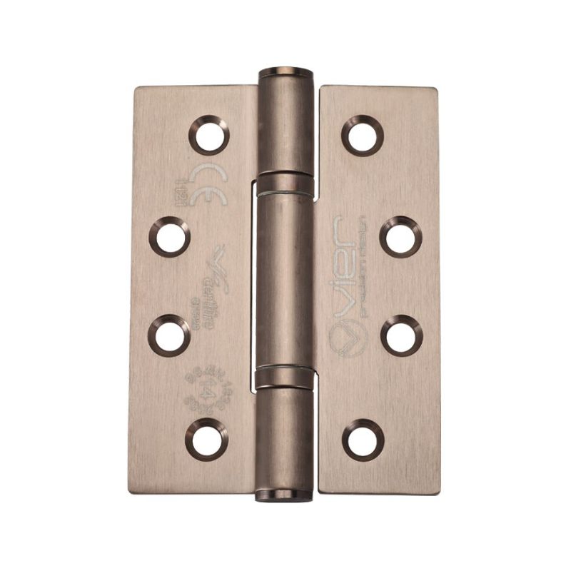 Grade 14 Bearing Hinge Stainless Steel - Grade 201 - 102 x 76 x 3mm-Satin Stainless