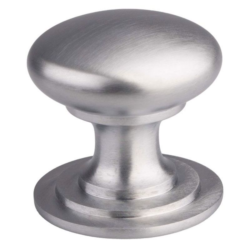 Carlisle Brass Victorian Cupboard Knob 25mm Satin Chrome