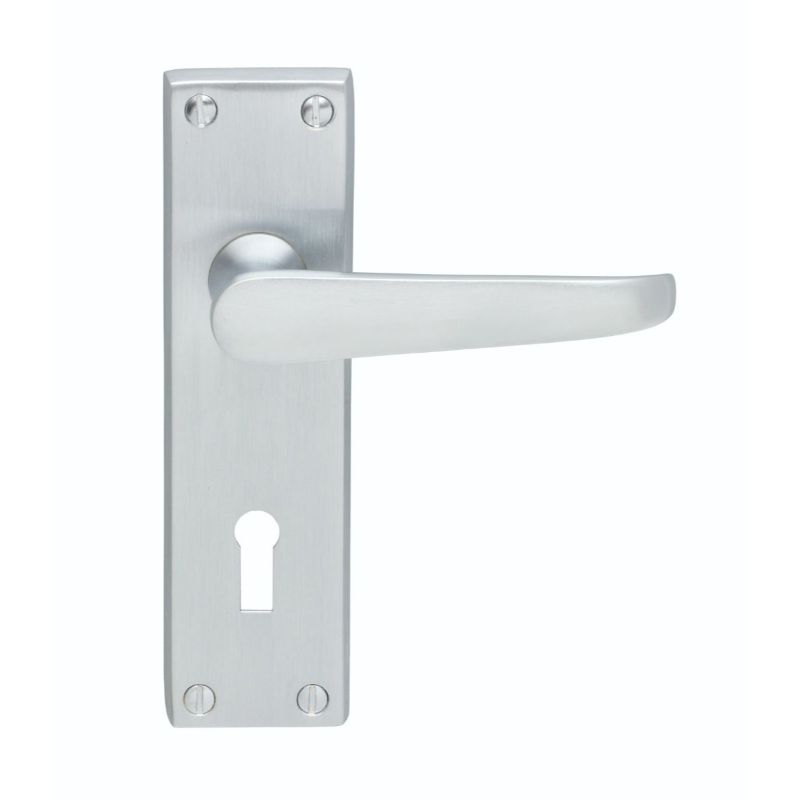 Carlisle Brass Victorian Flat Lever On Backplate - Lock 57Mm C/C (Contract Range)