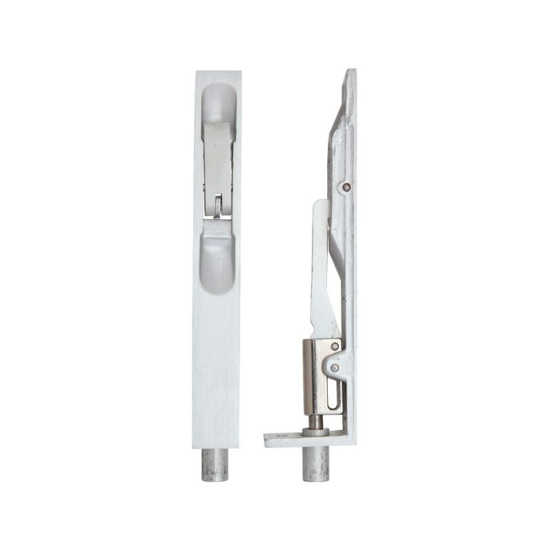 Lever Action Flush Bolt 20 x 150mm-Satin Aluminium