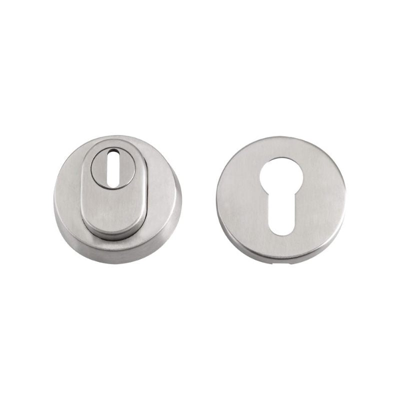Security Escutcheon - 53mm dia-Satin Stainless