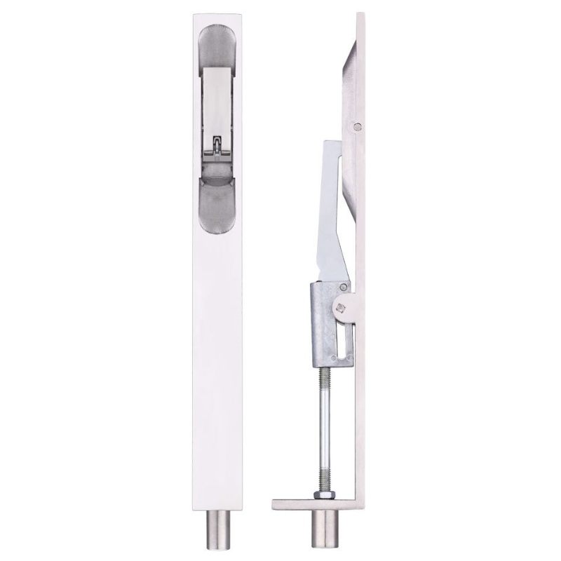 Lever Action Flush Bolt 20 x 200mm-Polished Stainless
