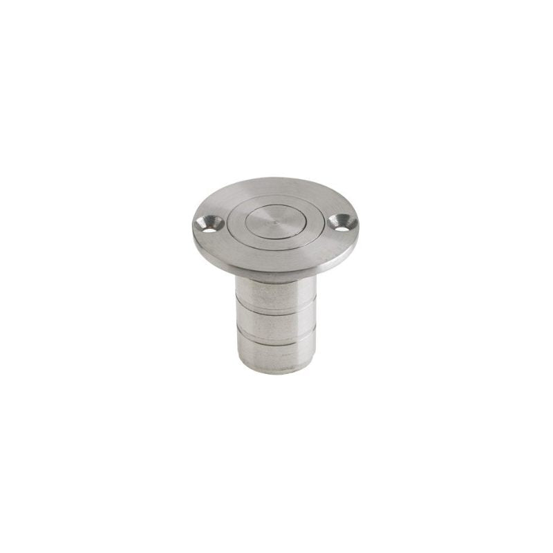 Dust Socket for Flush Bolts - Wood 20mm dia. x 38mm-Satin Stainless
