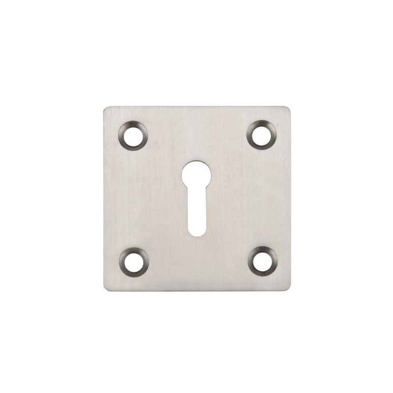 Square Standard Profile Escutcheon 50mm-Satin Stainless
