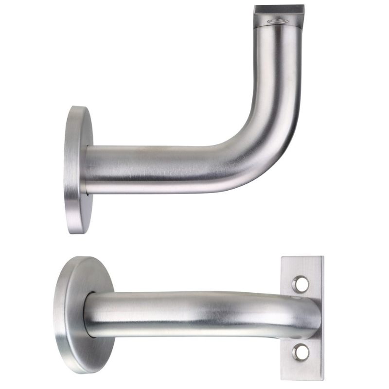 Handrail Bracket (Concealed) SSS - 82mm centre line-Satin Stainless