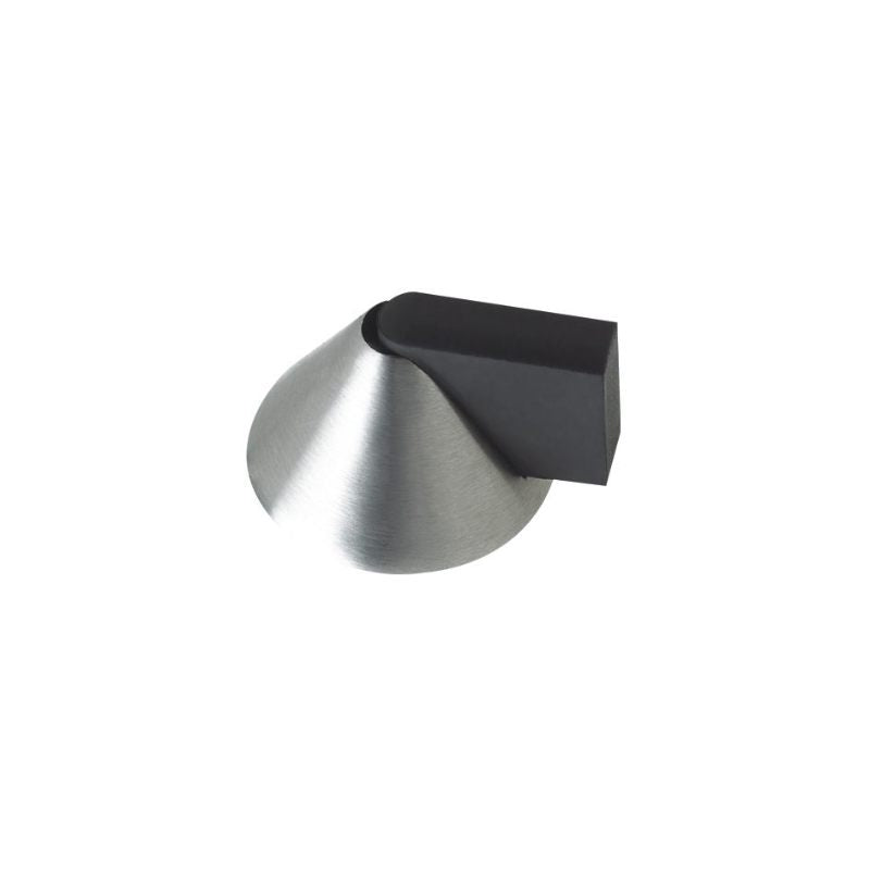 Door Stop Floor Mounted - Cone shape 38mm dia.-Satin Stainless