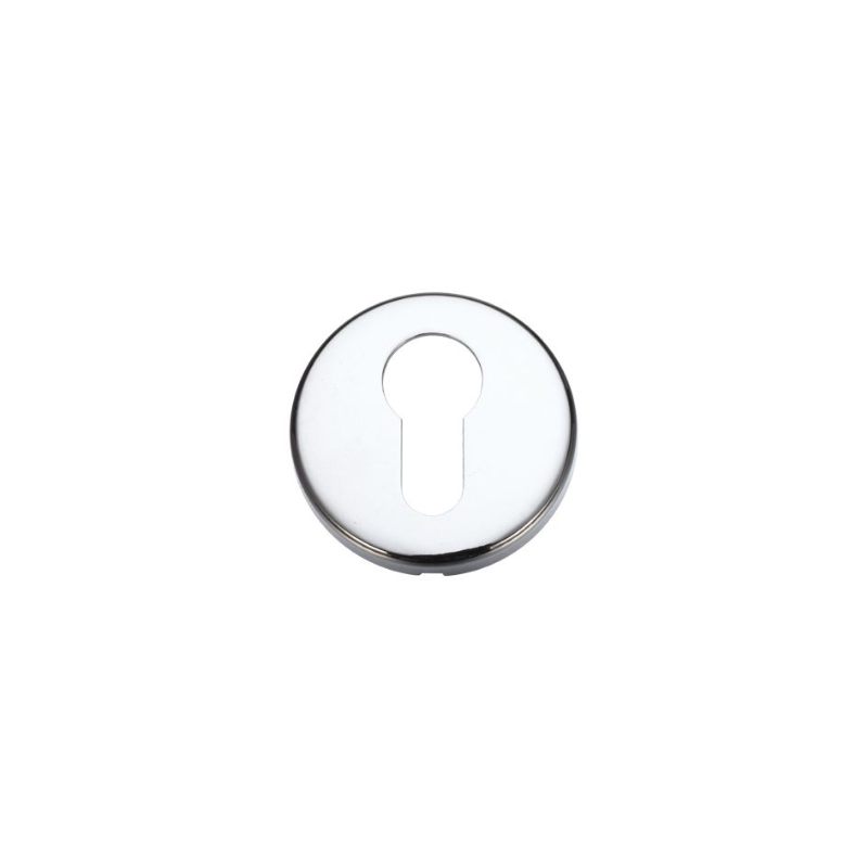 Euro Profile Escutcheon 52mm dia-Polished Chrome