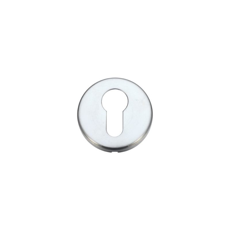 Euro Profile Escutcheon 52mm dia-Satin Chrome