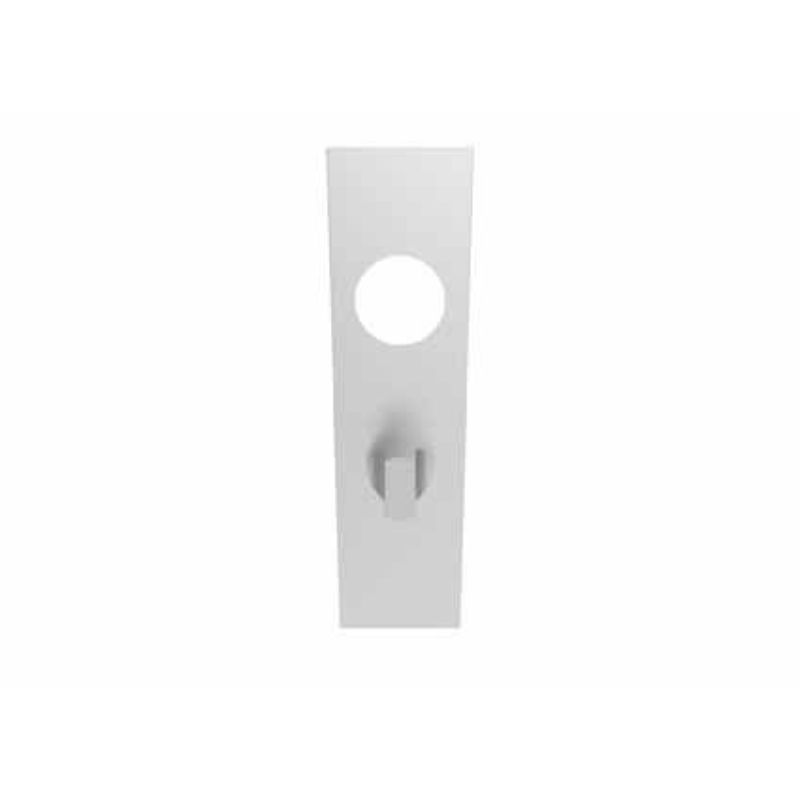 Carlisle Brass 174 X 45 X 8Mm Steelworx Square Backplates - Bathroom (57Mm C/C) + Small Indicator & Turn