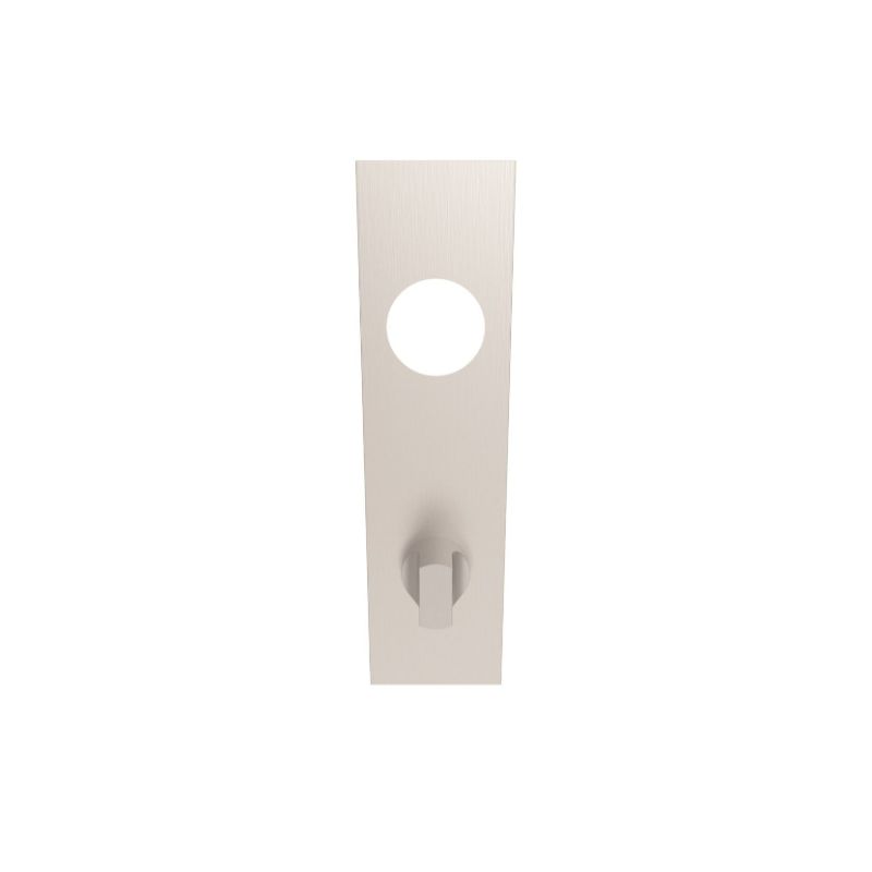 Carlisle Brass 174 X 45 X 8Mm Steelworx Square Backplates - Bathroom (78Mm C/C) + Small Indicator & Turn