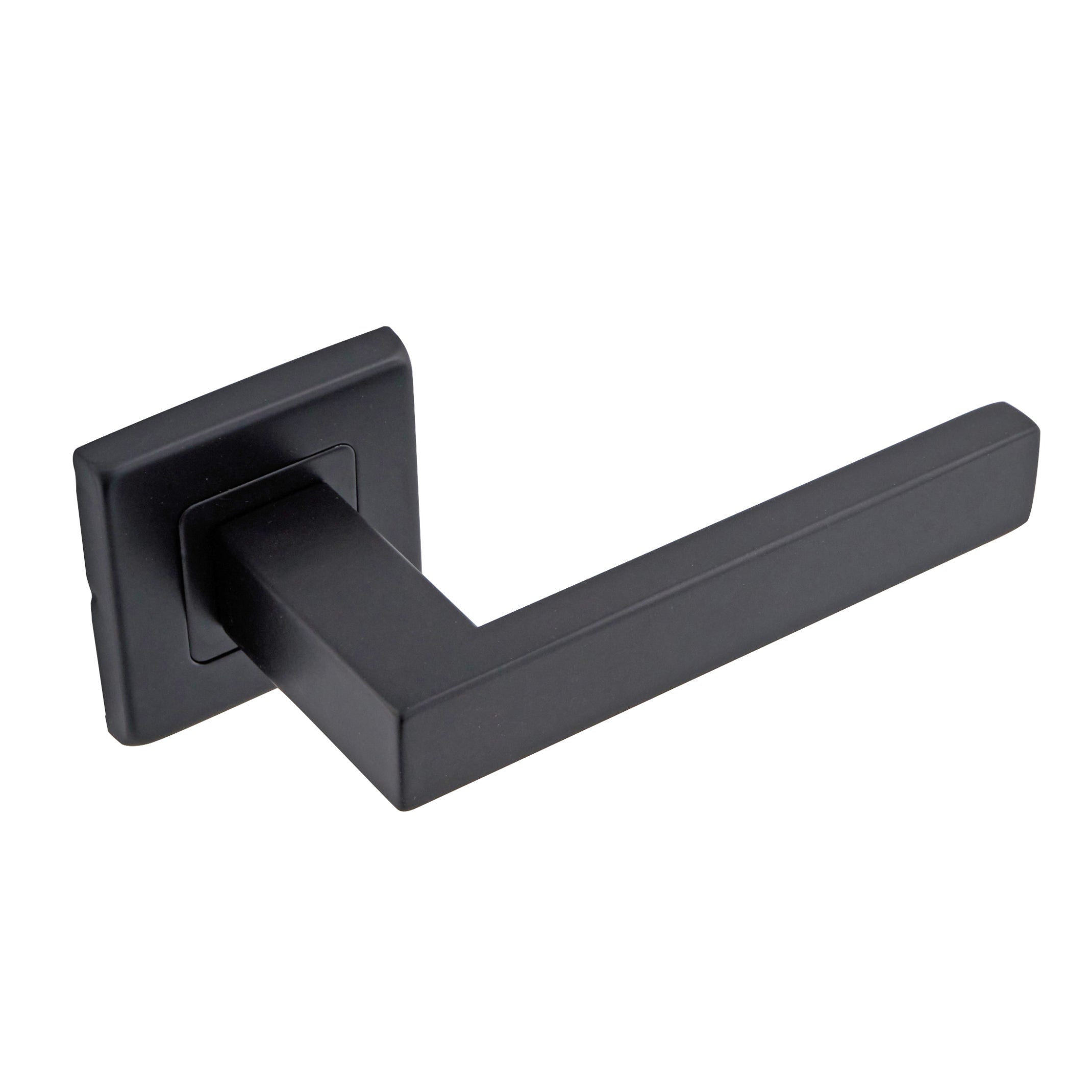 Frisco BLK Square Lever on Square Rose