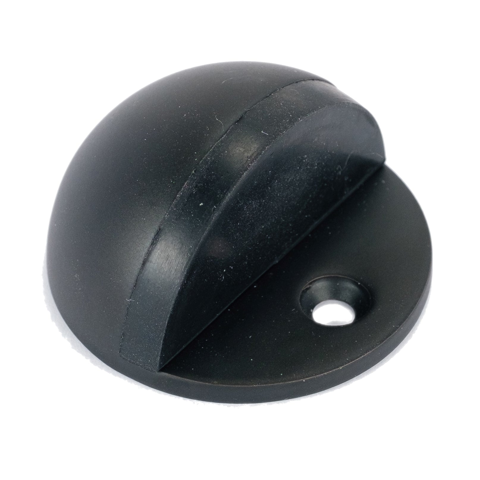 Frisco BLK SS Shielded Oval Door Stop