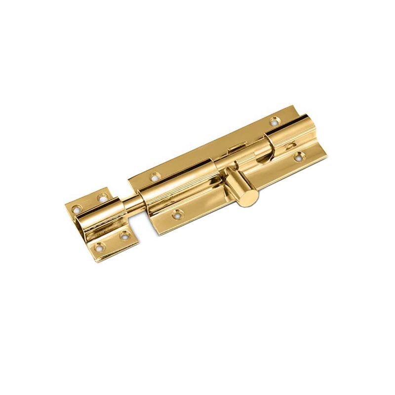 Brass Barrel Bolt 75mm Polished Brass