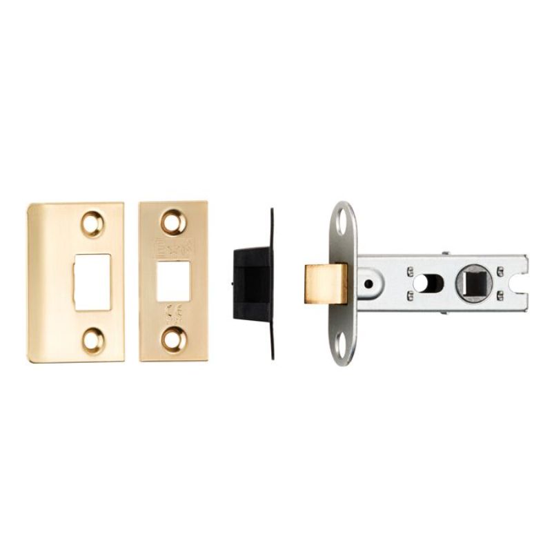 Carlisle Brass 64Mm Ce B/T Tubular Mortice Latch Square Satin Brass