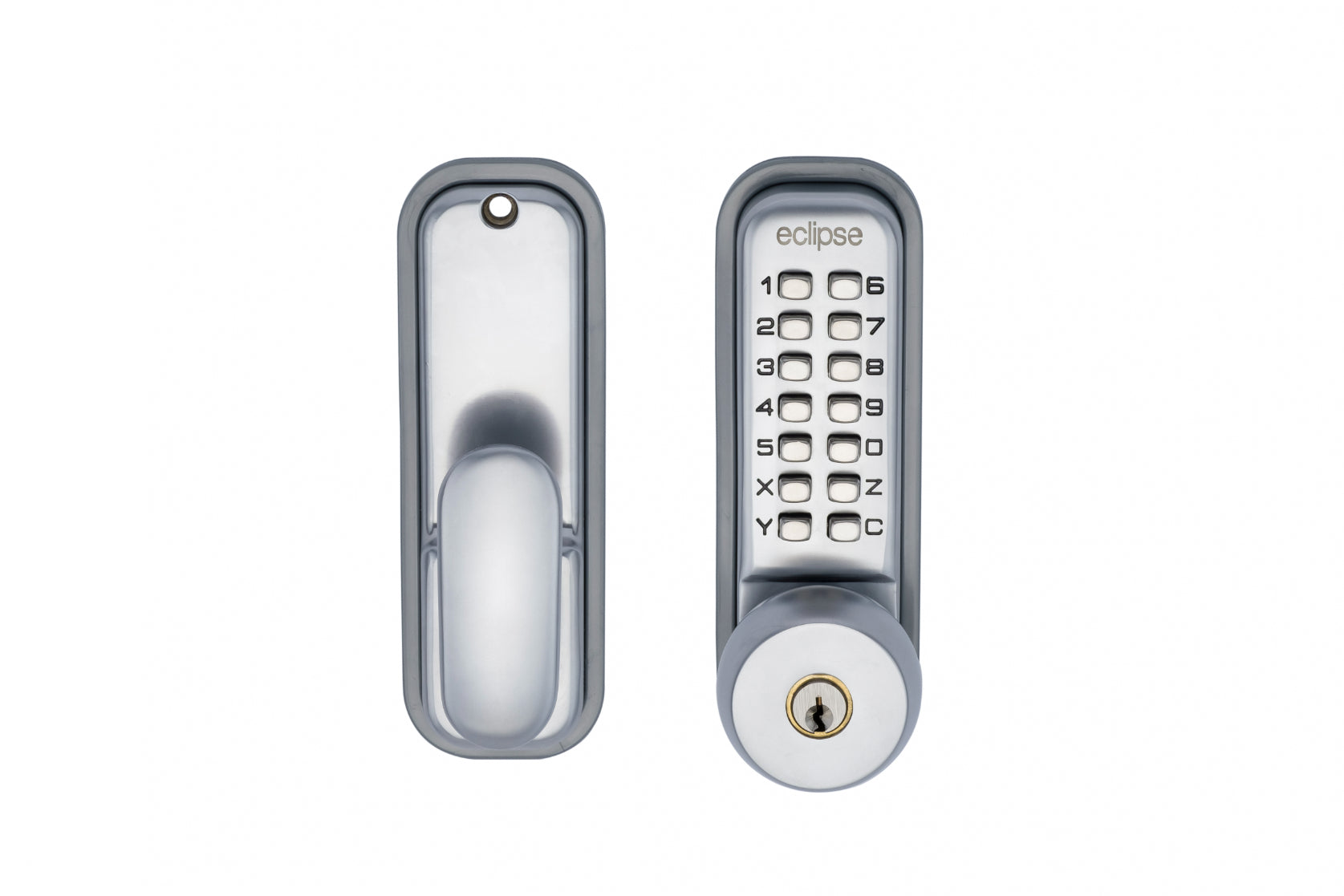 Frisco ED20 Push Button Digital Lock- SCP(c/w Key Overide + 2 keys)