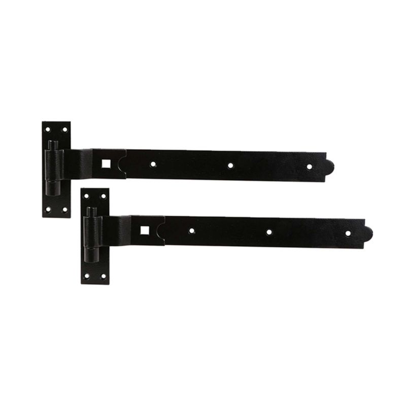 Hook and Band Hinge - Cranked 24" - 600mm Black