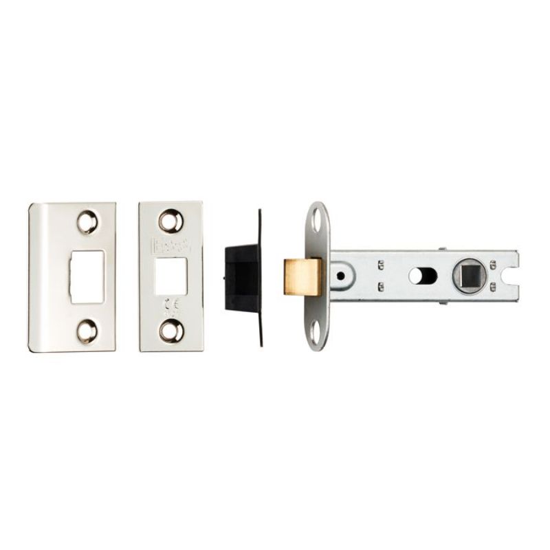 Carlisle Brass 76Mm Ce B/T Tubular Mortice Latch Square Nickel Plate