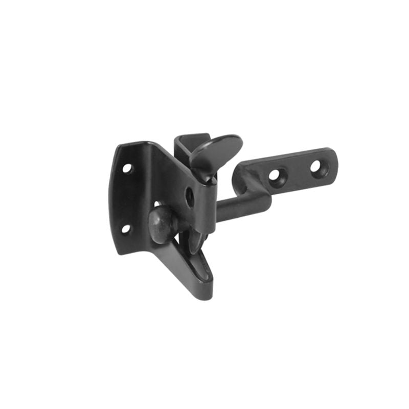 Iron Auto Gate Latch Black