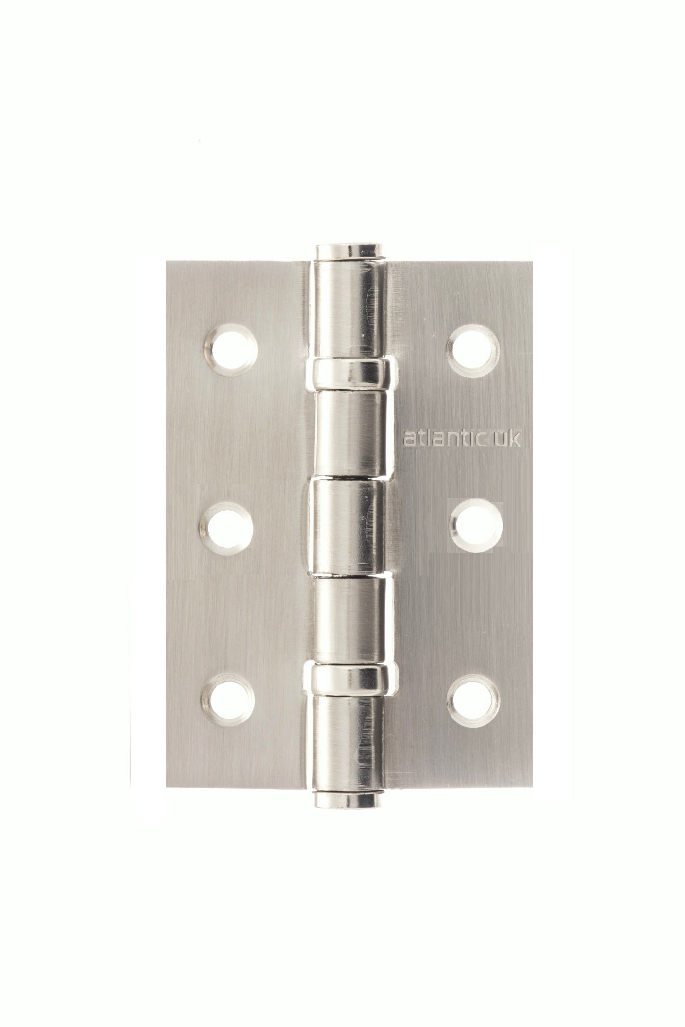 Atlantic CE FIRE RATED Ball Bearing Hinges 3" x 2" x 2mm - Satin Stainless Steel