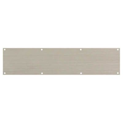 Atlantic Kick Plate Pre drilled with screws 760mm x 150mm - Satin Stainless Steel